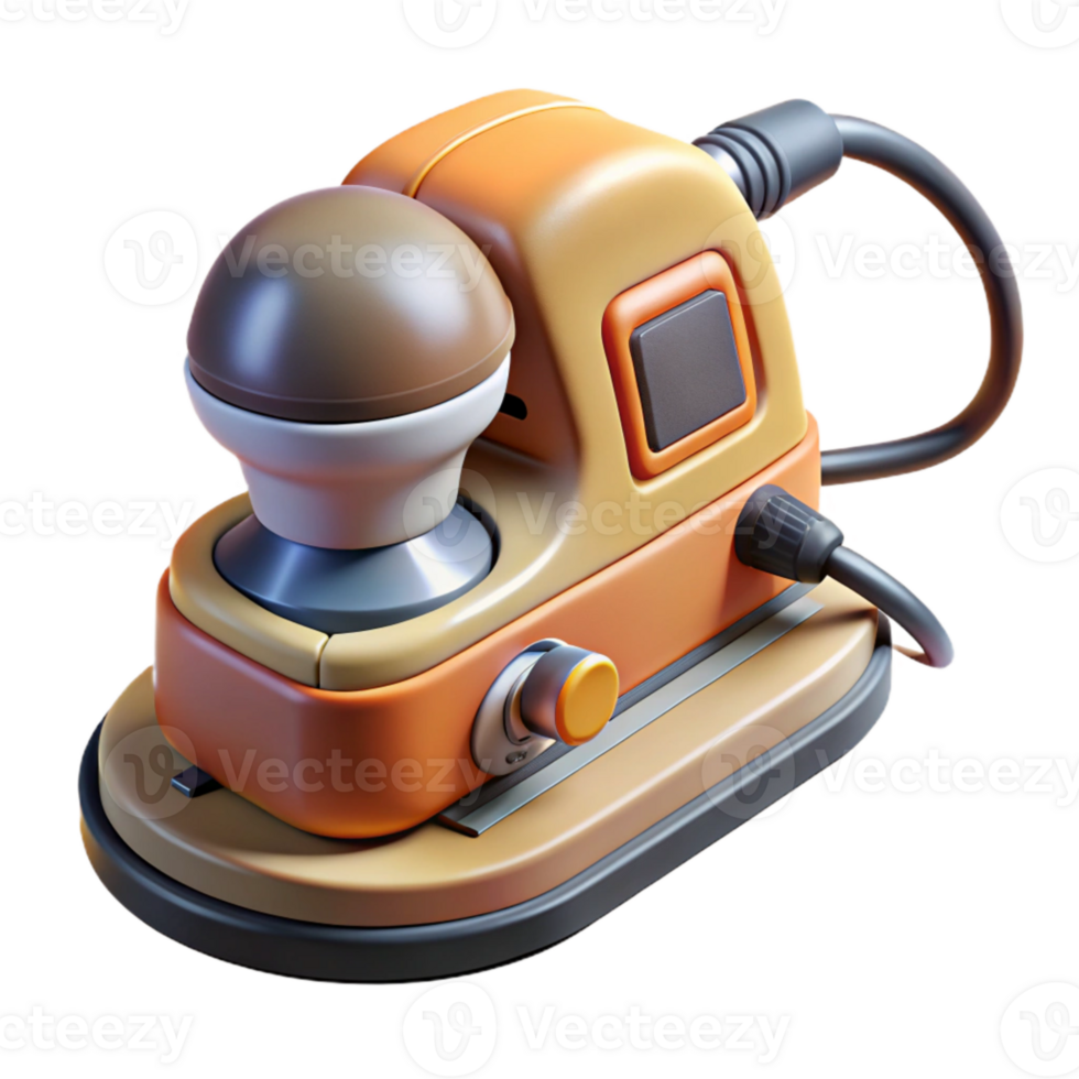 extraordinary classic Electric Sander Orbital Isolated Cutout with Power Cord exclusive png