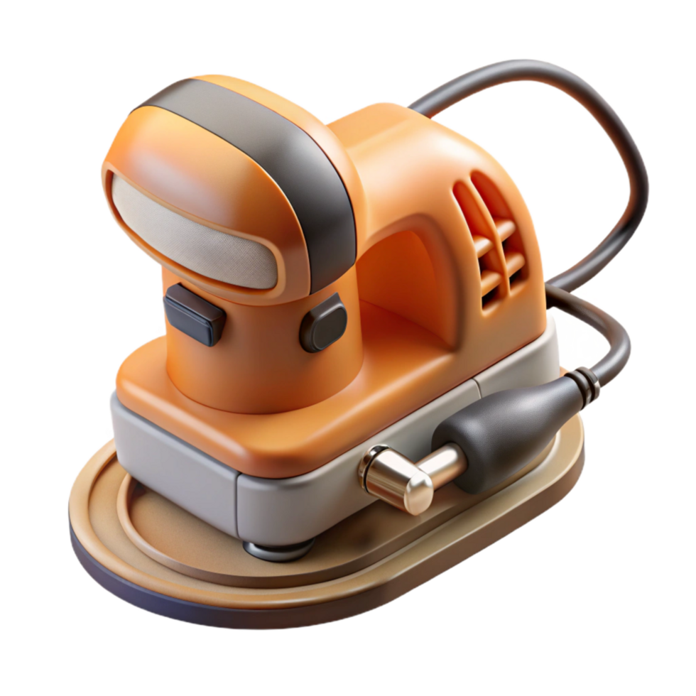 extraordinary creative Electric Sander Orbital Isolated Cutout with Power Cord professional png