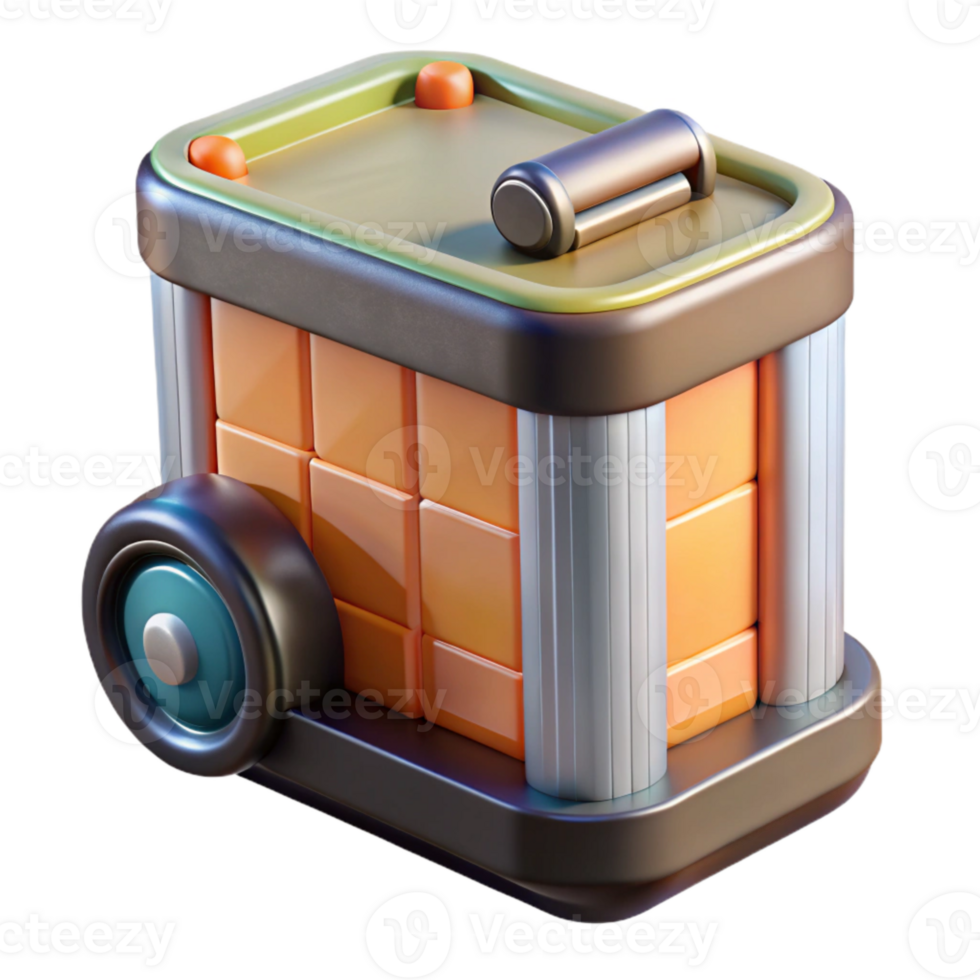 dramatic classic Electric Scooter Battery Pack Transparent Background original png