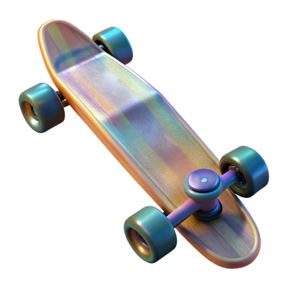 stunning rustic Electric Skateboard Bottom View Cutout Transparent Background high resolution png