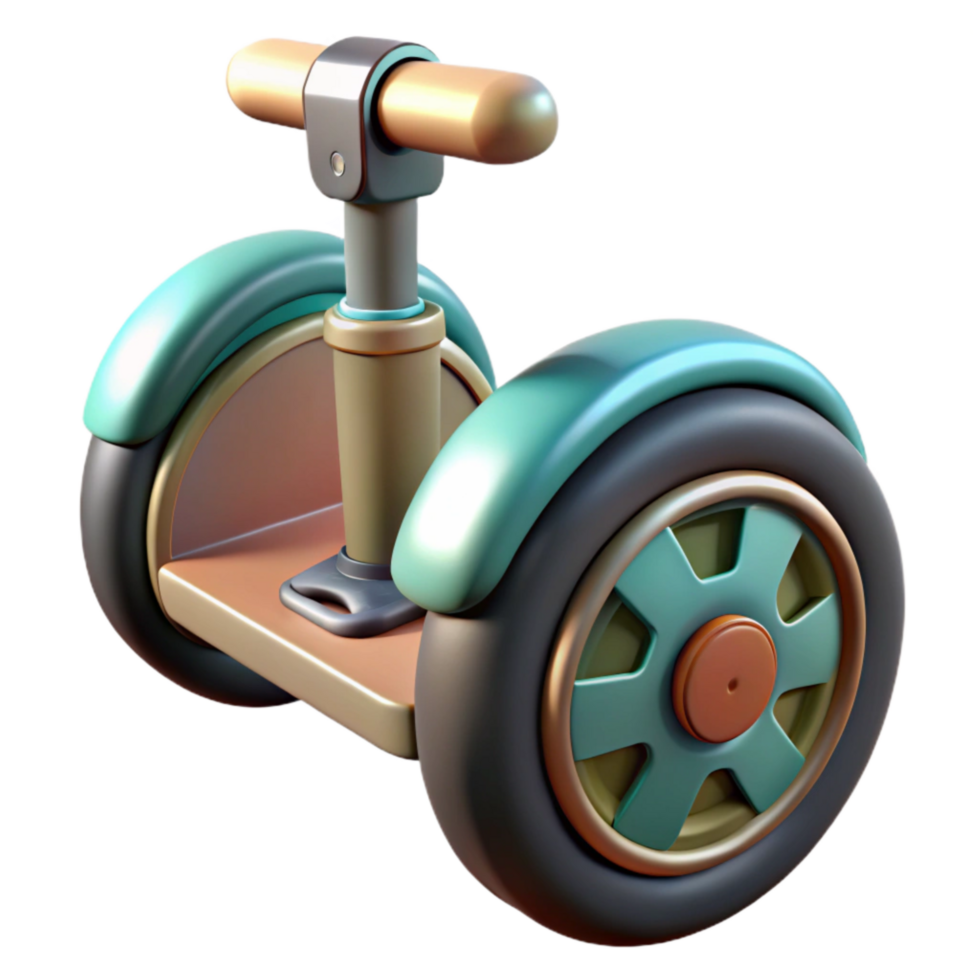 serene traditional Electric Unicycle Pedal Closeup Isolated exclusive png