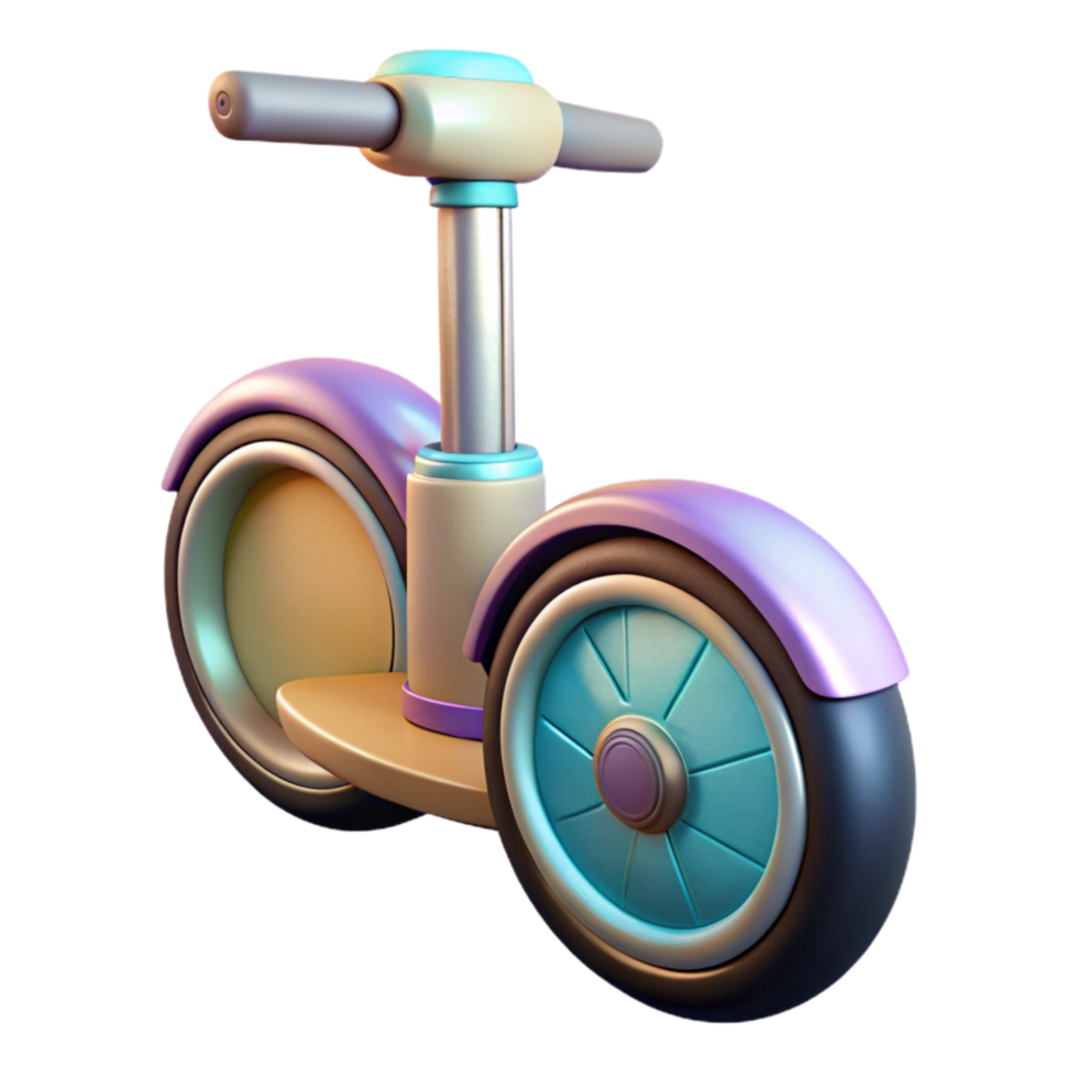 impressive contemporary Electric Unicycle Side View Transparent Background authentic png