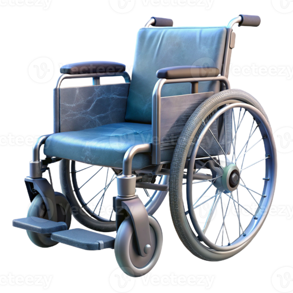 extraordinary rustic Electric Wheelchair Front View Transparent Background premium png
