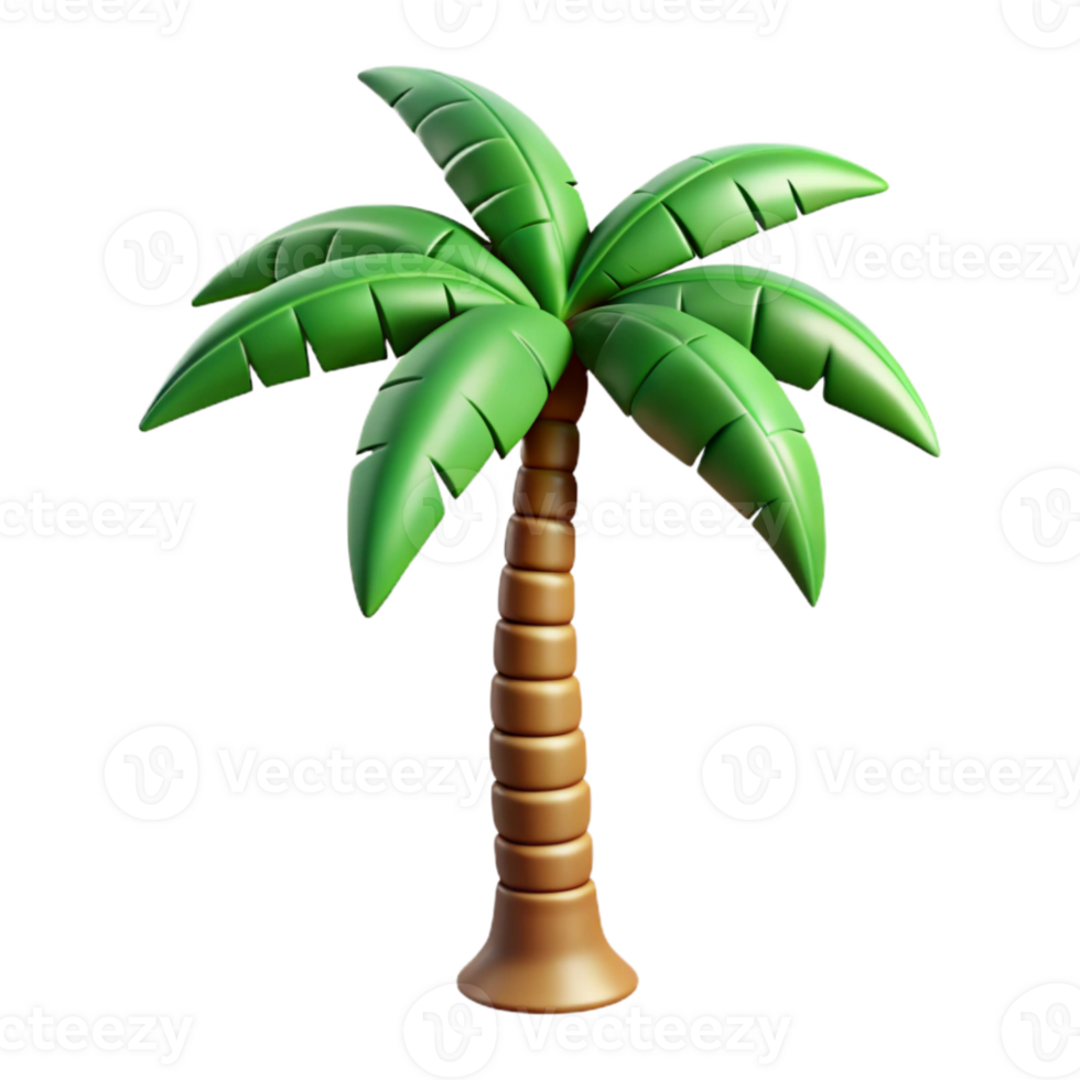 dramatic rustic Tropical Palm Tree Silhouette Cutout Transparent Background high resolution png