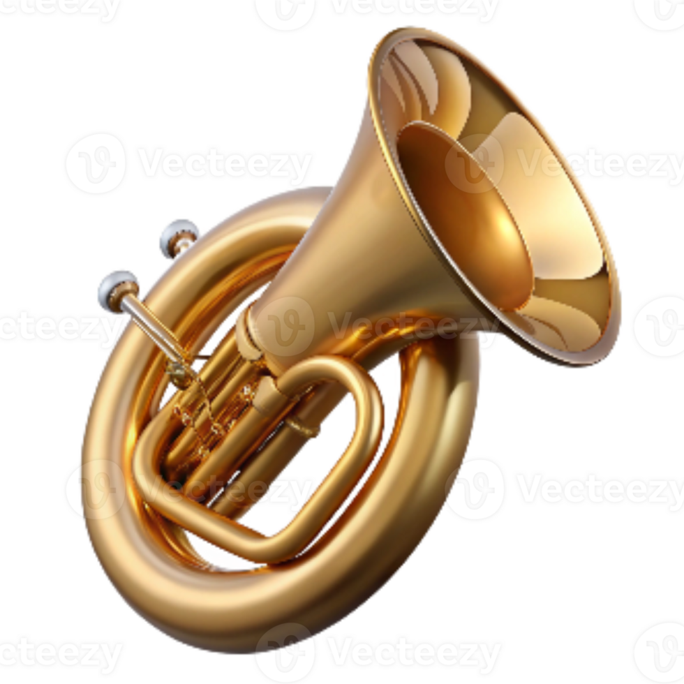 impressive contemporary Tuba Large Brass Instrument Cutout genuine png