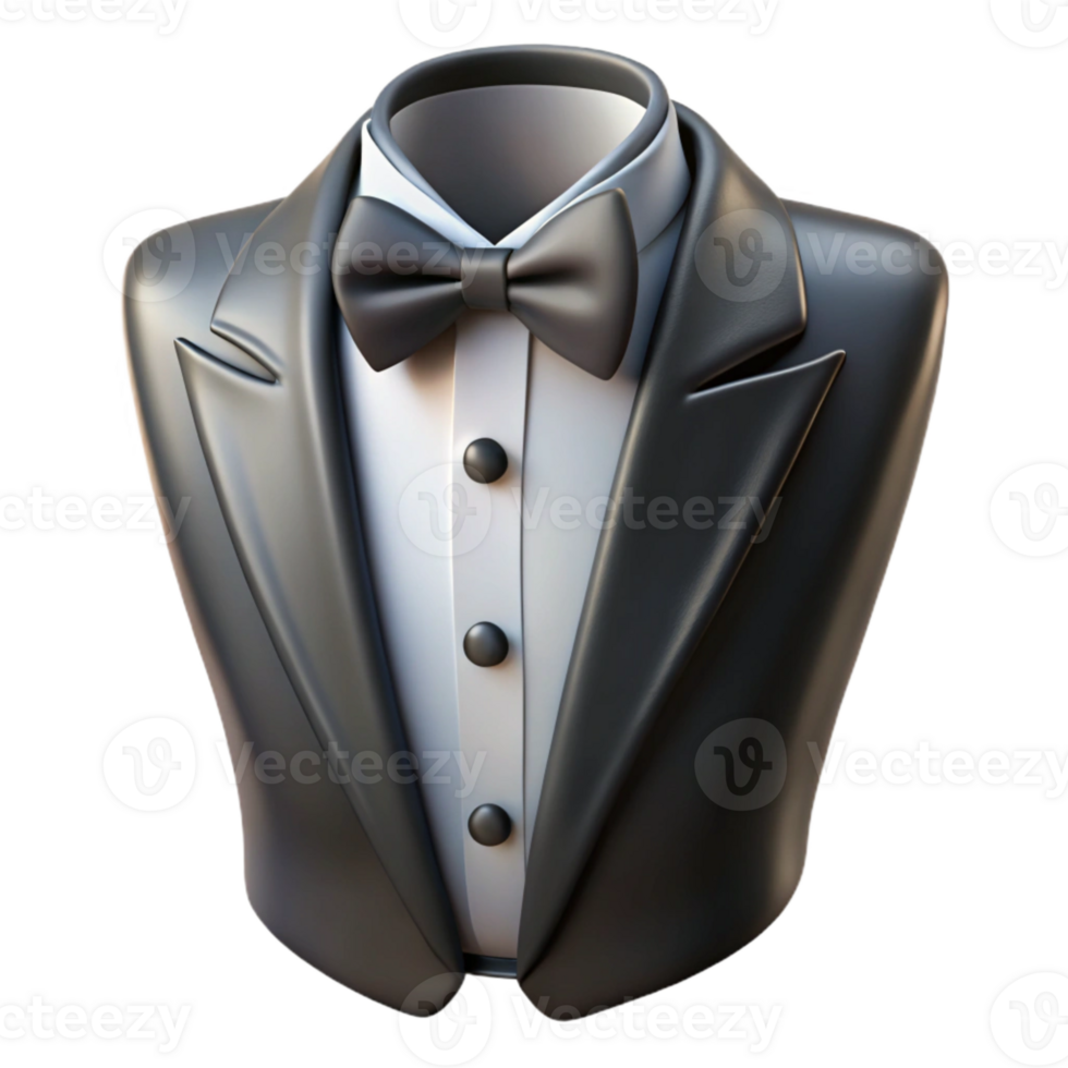 impressive artistic Tuxedo Black Formal Isolated Element high quality png