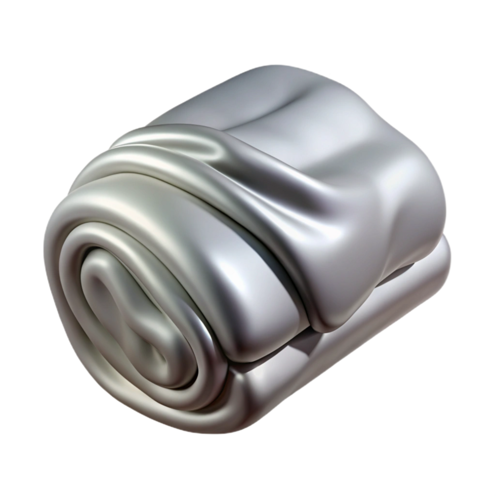stunning abstract Emergency Blanket Silver Isolated high quality png