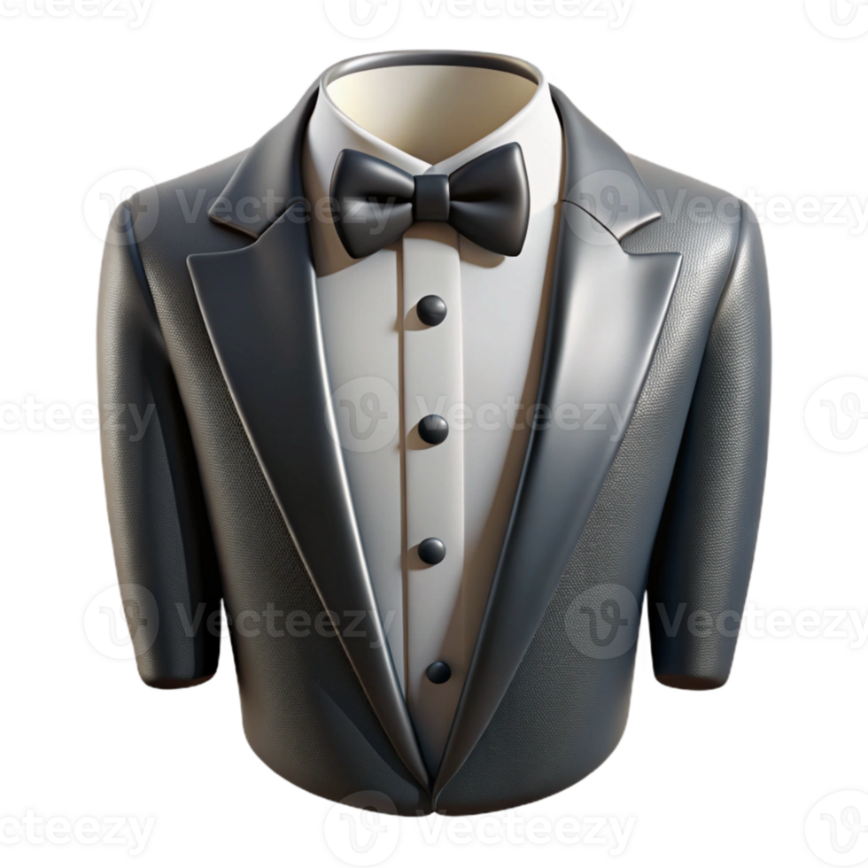 impressive contemporary Tuxedo Black Formal Isolated Element png