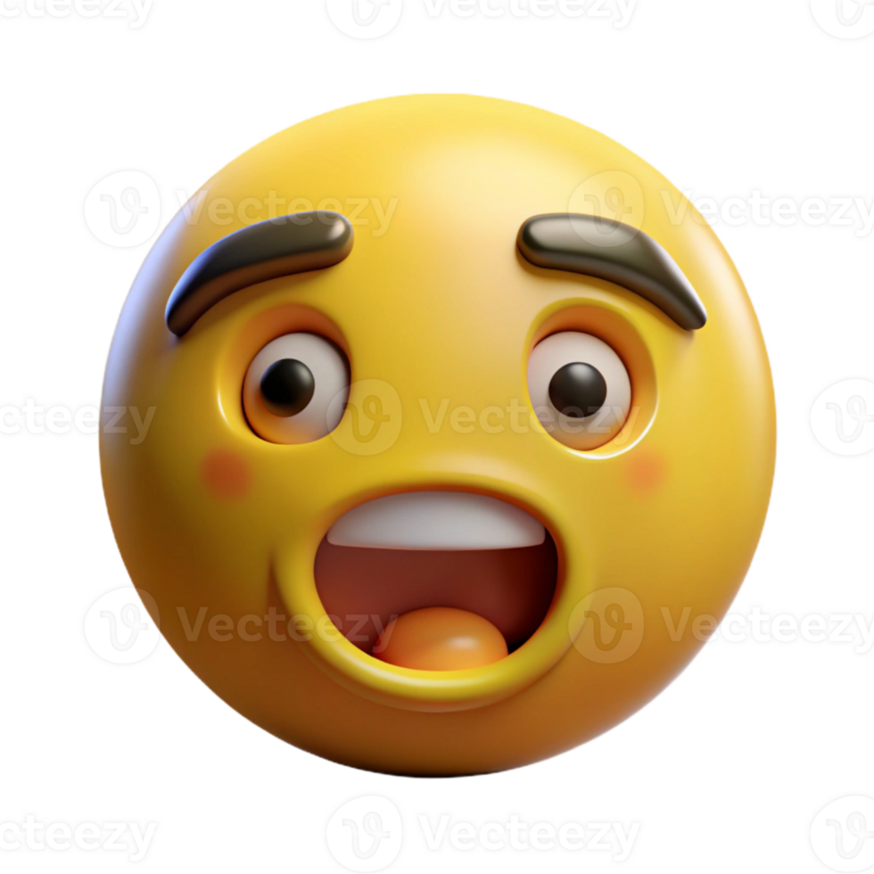 extraordinary creative Emotional Expression Faces Set Yellow Background Isolated high quality png