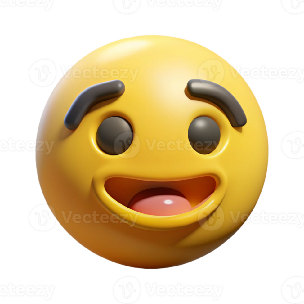 magnificent contemporary Emotional Face Icon Set Yellow Background professional png