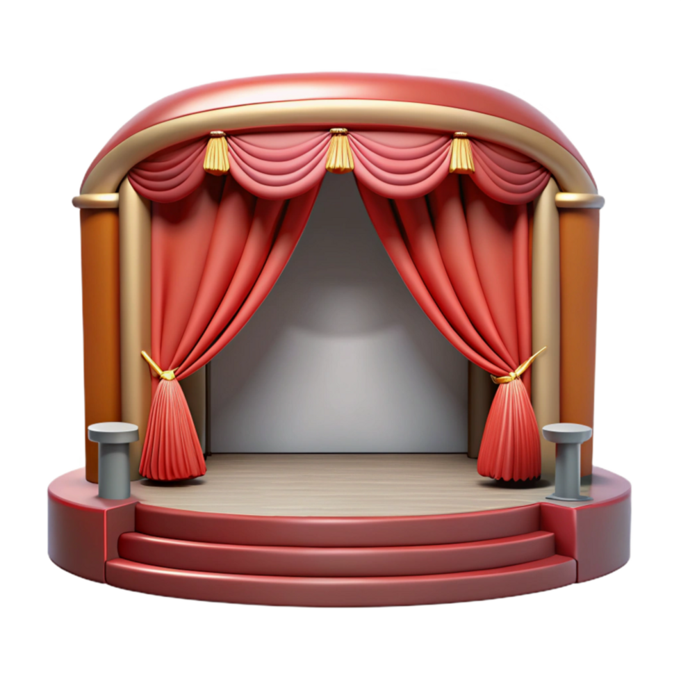Empty Auditorium with Seats Transparent png