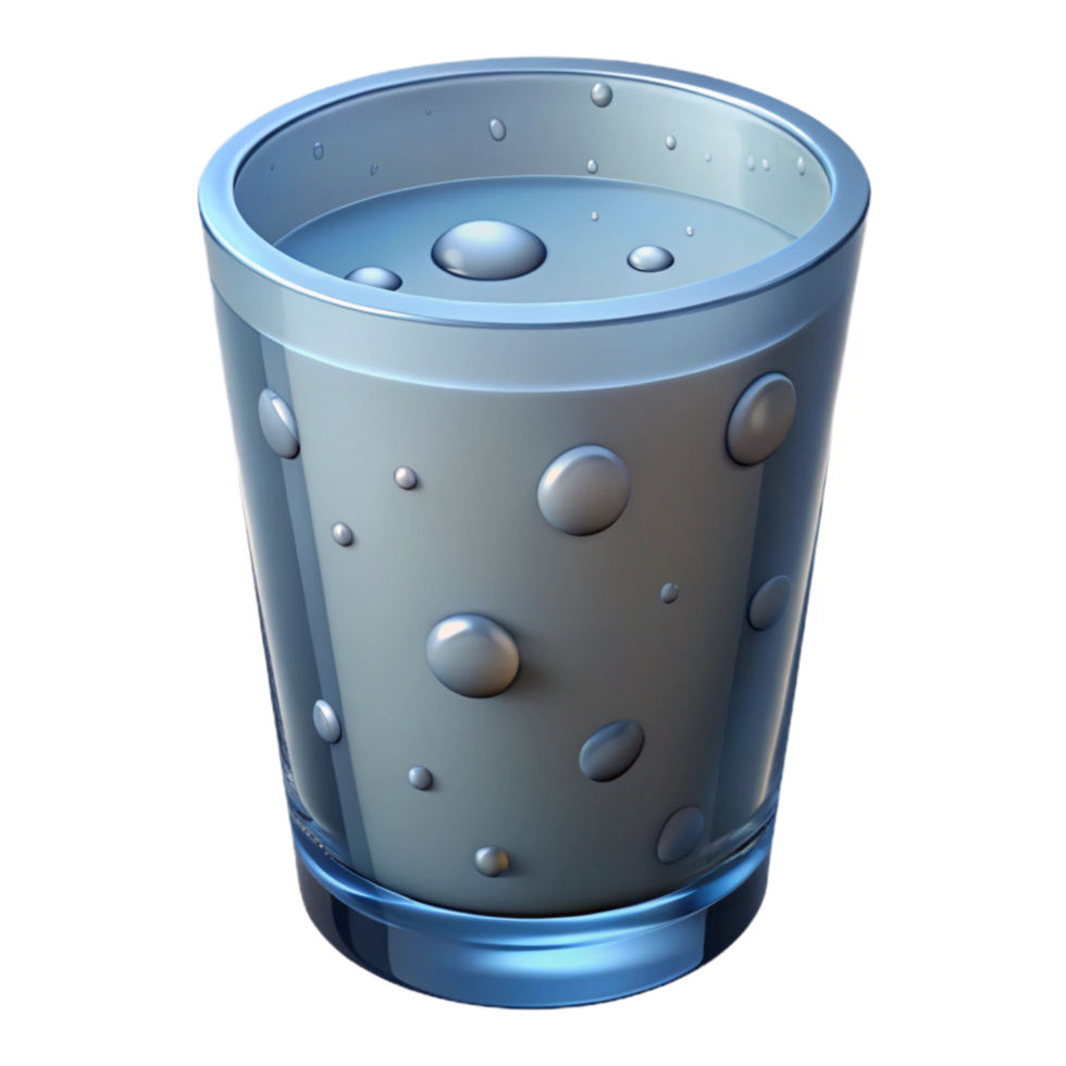 vibrant rustic Empty Pint Glass with Water Droplets Cutout high quality png