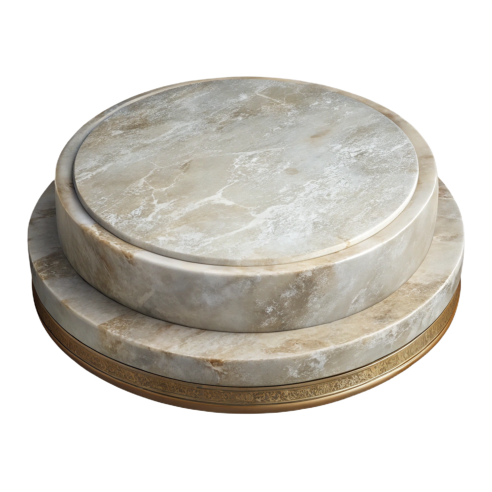 beautiful vintage Empty Plinth Circular Shape Transparent Background exclusive png