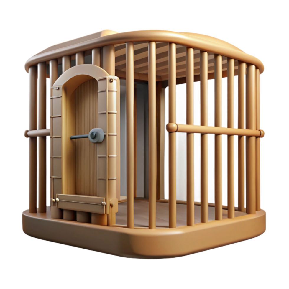 wonderful contemporary Empty Wildlife Cage Door Open Cutout high resolution png