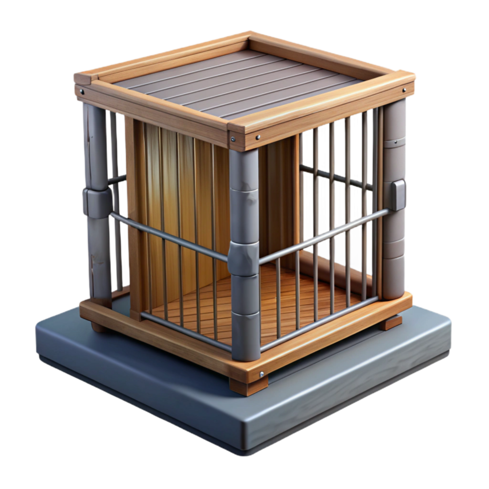 elegant creative Empty Wildlife Cage Door Open Cutout genuine png