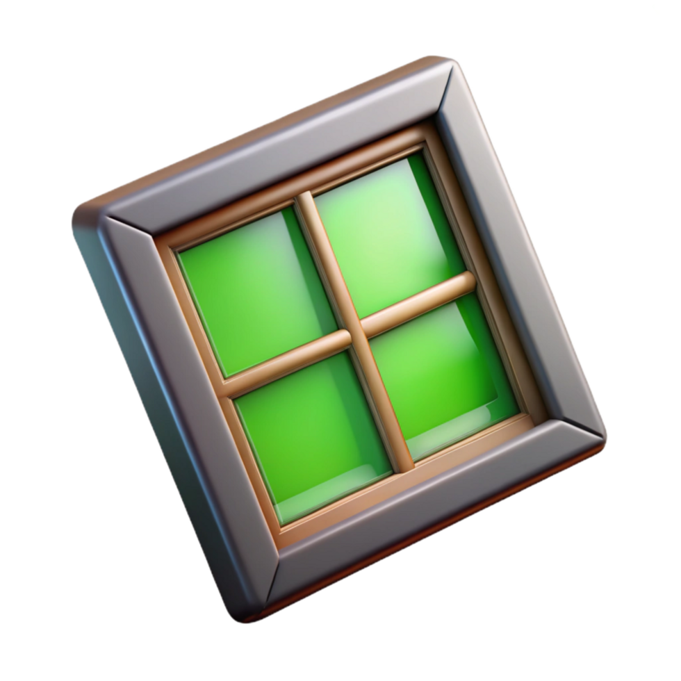impressive vintage Energy Efficient Window Closeup Isolated Element exclusive png