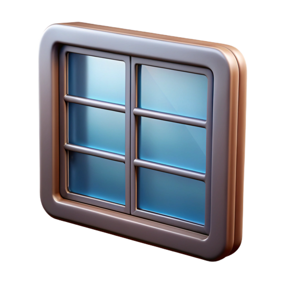extraordinary rustic Energy Efficient Windows Close Up Transparent Background png
