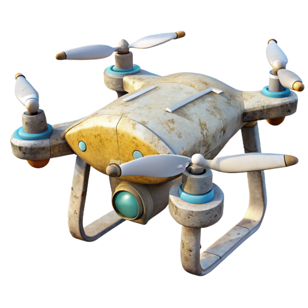 wonderful creative Environmental Monitoring Drone Isolated professional png
