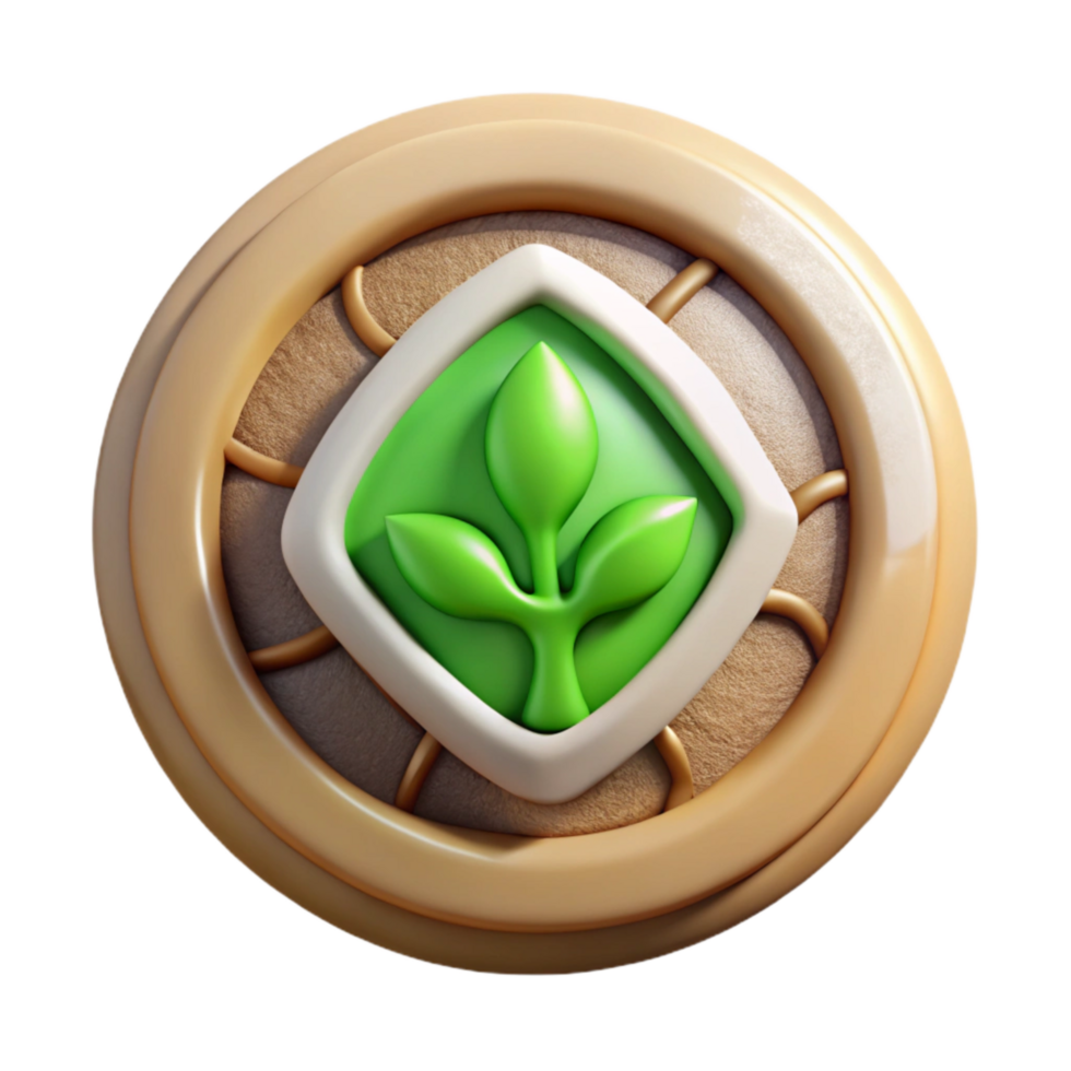 elegant classic Environmental Protection Symbol Isolated detailed png