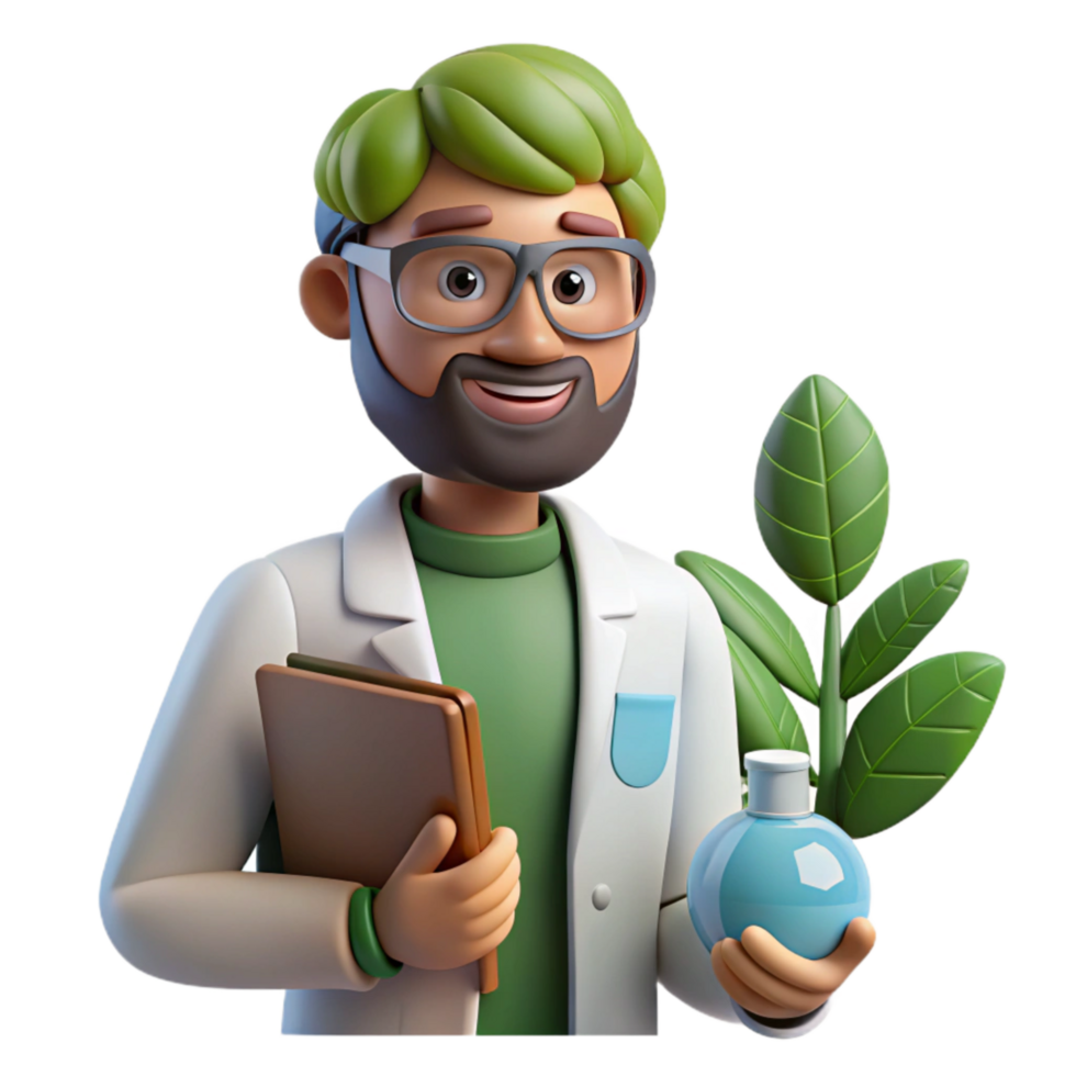 dramatic modern Environmental Research Scientist at Work Cutout professional png