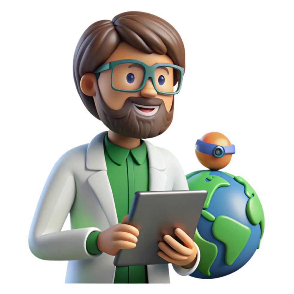 extraordinary abstract Environmental Research Scientist at Work Cutout png