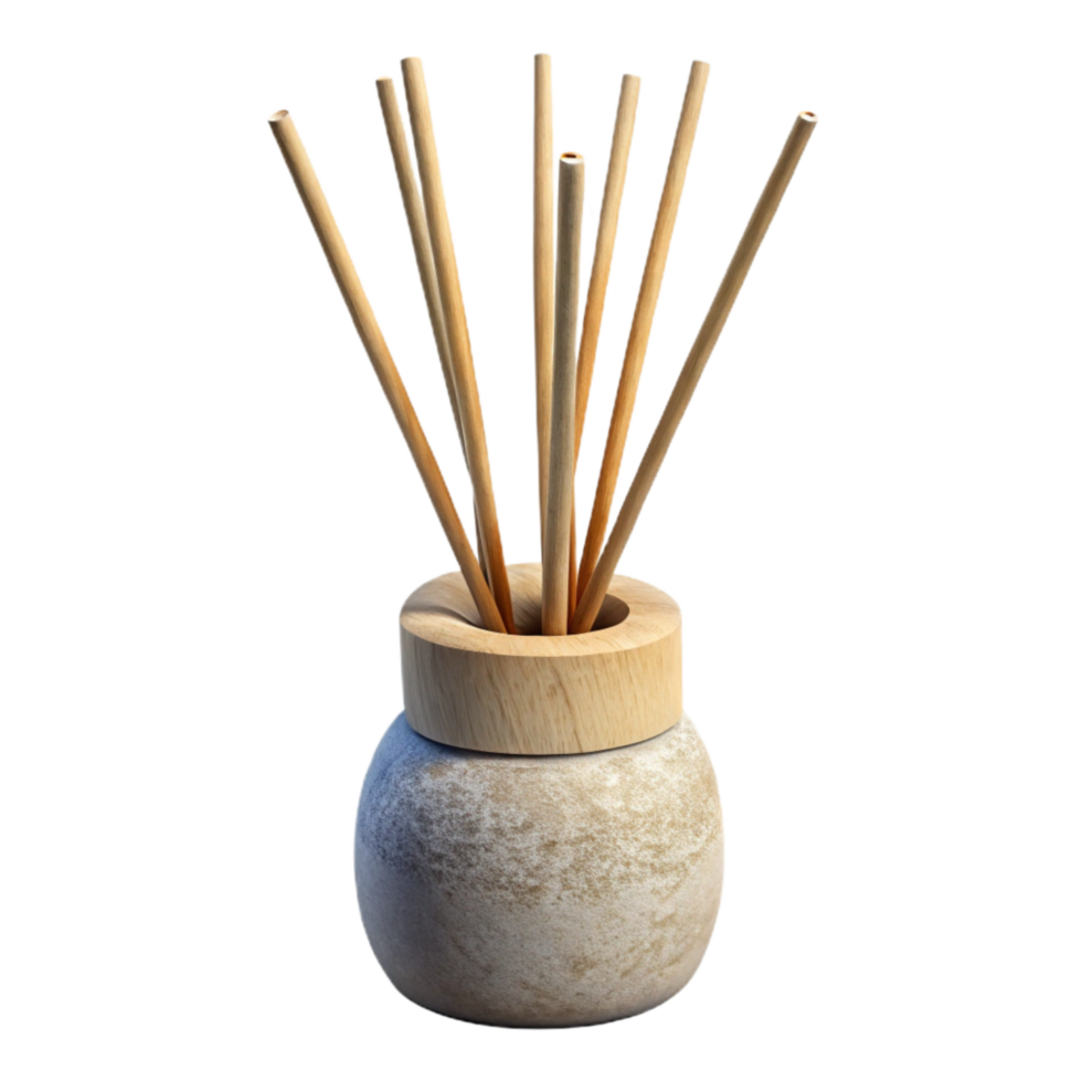 vibrant minimalist Essential Oil Diffuser Reed Sticks Cutout original png
