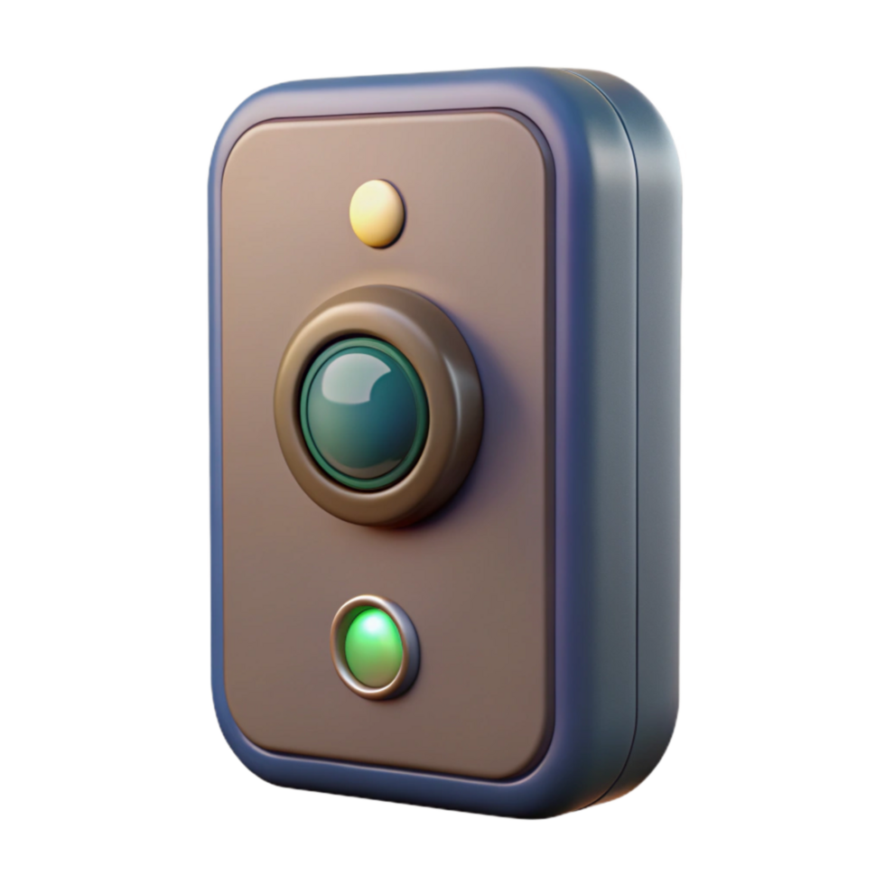 wonderful abstract Doorbell Night Vision Enabled Cutout professional png