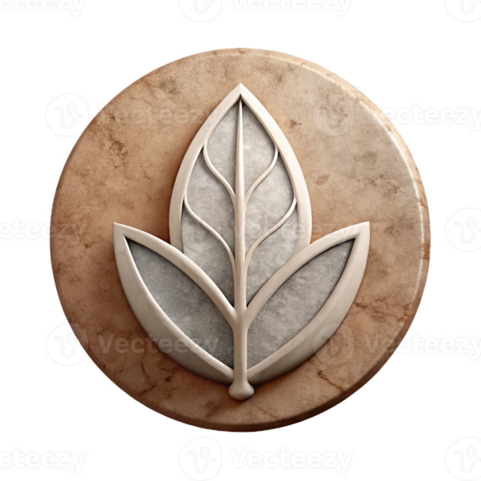 wonderful creative Ethical Fashion Logo Template Leaf Design Transparent Background genuine png