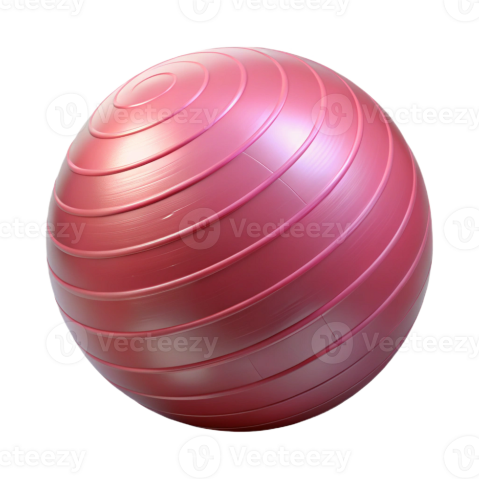 impressive contemporary Exercise Ball Pink Color Transparent Background high quality png