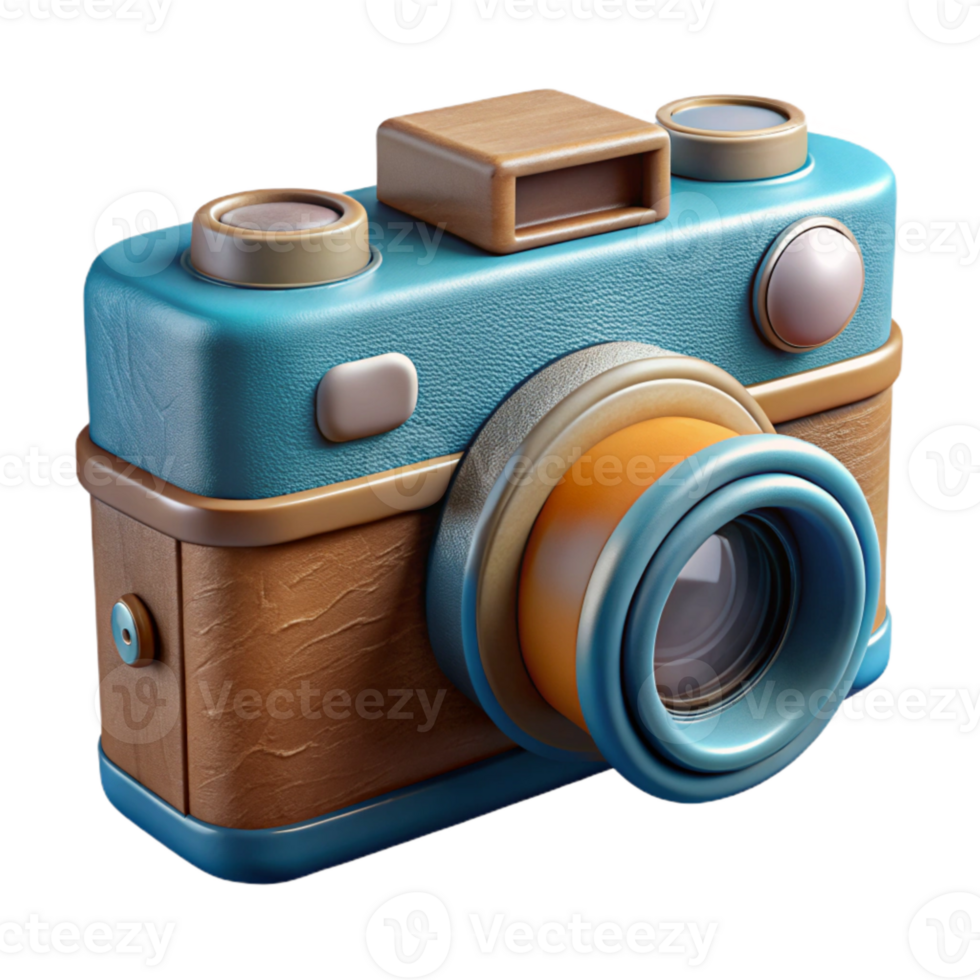 impressive modern Vintage Camera with Photography for Marketing Content Cutout professional png