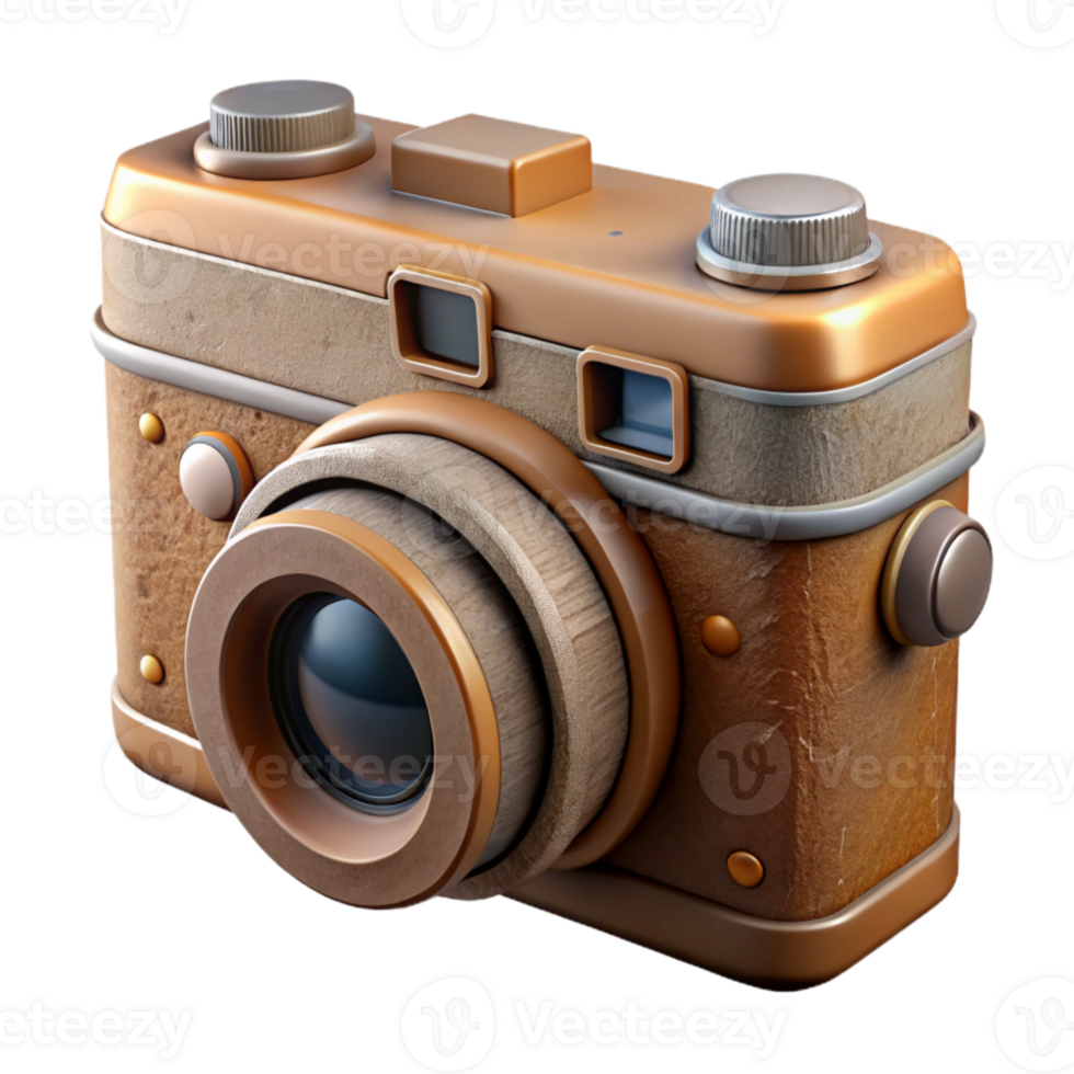 impressive classic Vintage Camera with Photography for Marketing Content Cutout high quality png