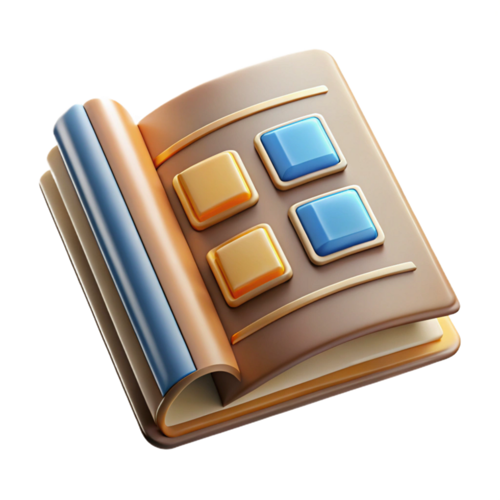 Exhibition Catalog Curated Selection Isolated png