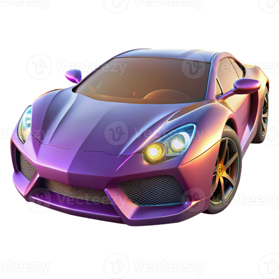 impressive rustic Exotic Car Headlight Detail Isolated png