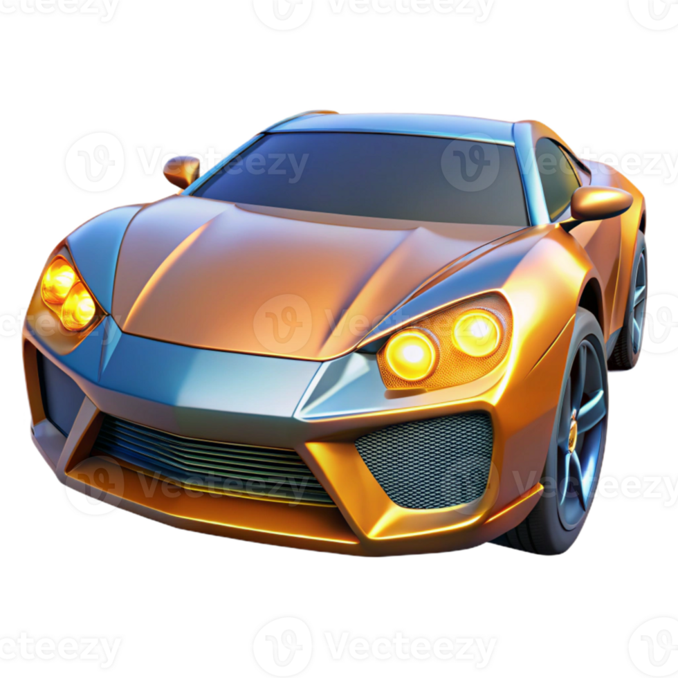 dramatic artistic Exotic Car Headlight Detail Isolated high resolution png