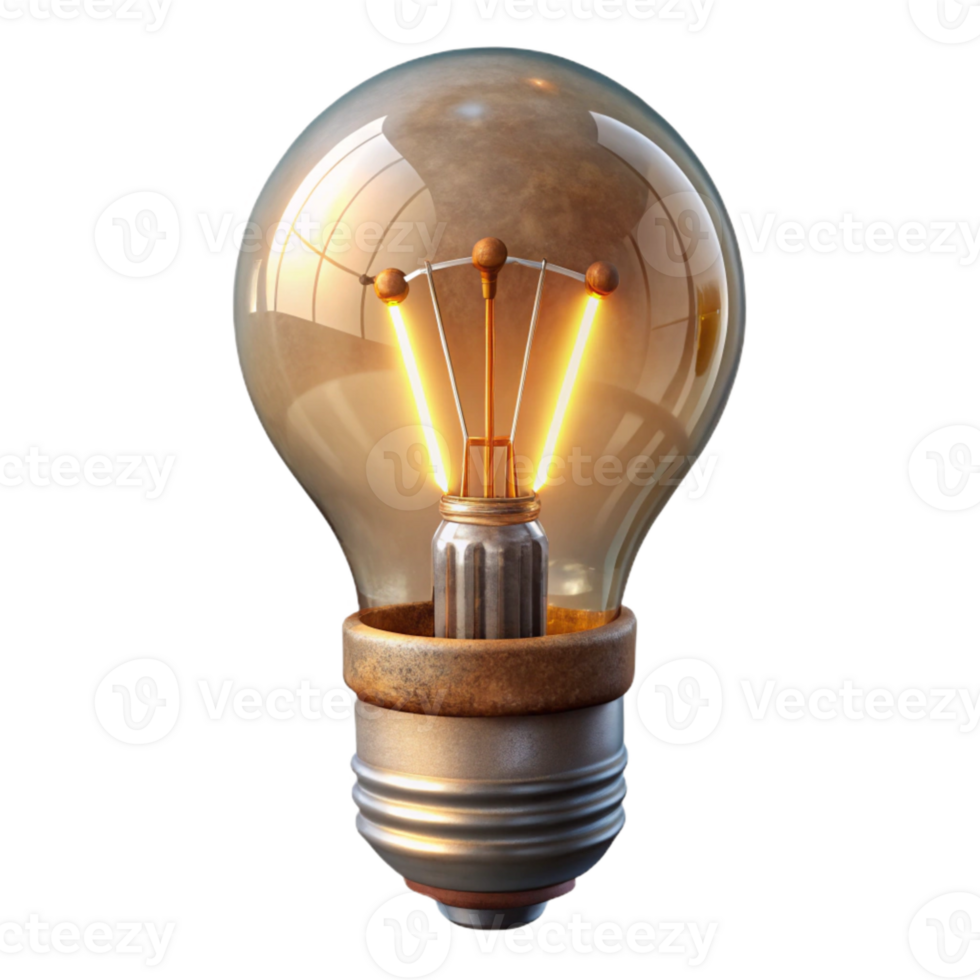 magnificent classic Vintage Light Bulb Edison Style Transparent high resolution png