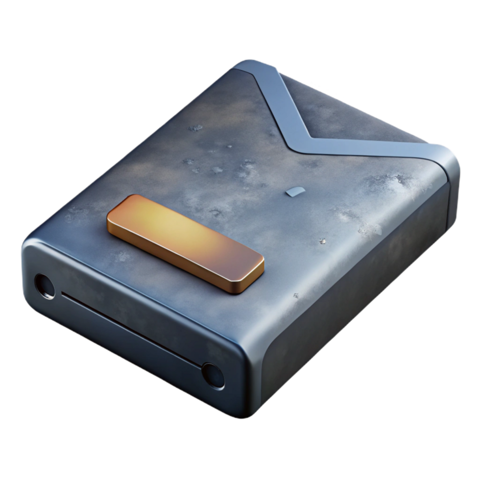 stunning vintage External Hard Drive Angled View Cutout high resolution png