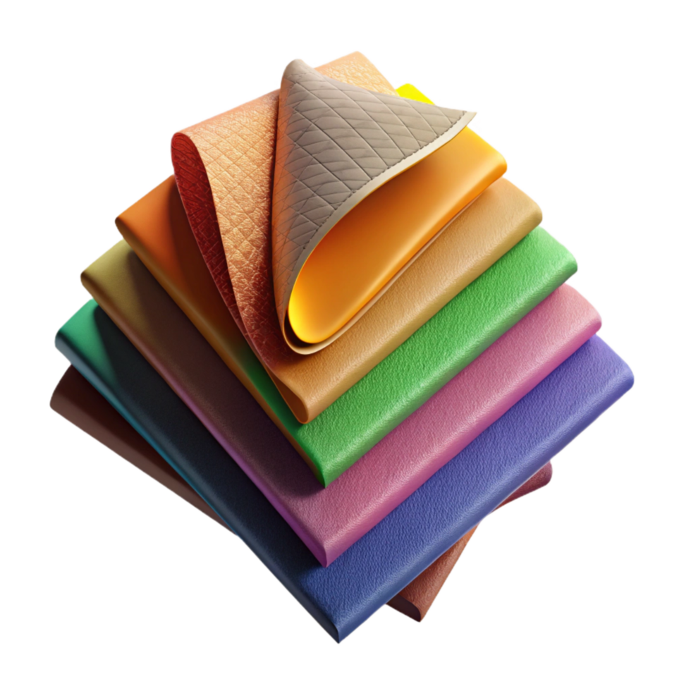 dramatic abstract Fabric Swatches Colorful Palette Cutout high quality png