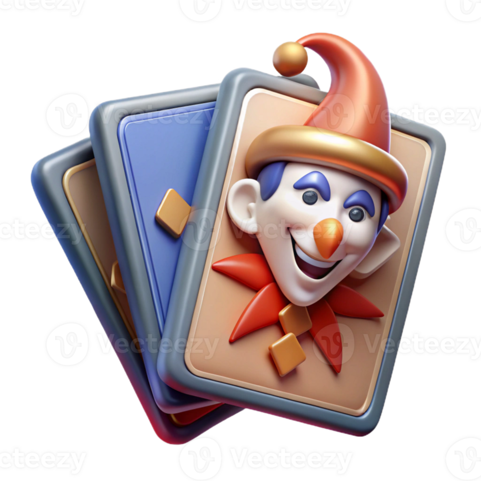 extraordinary contemporary Vintage Playing Cards Deck with Joker Transparent original png