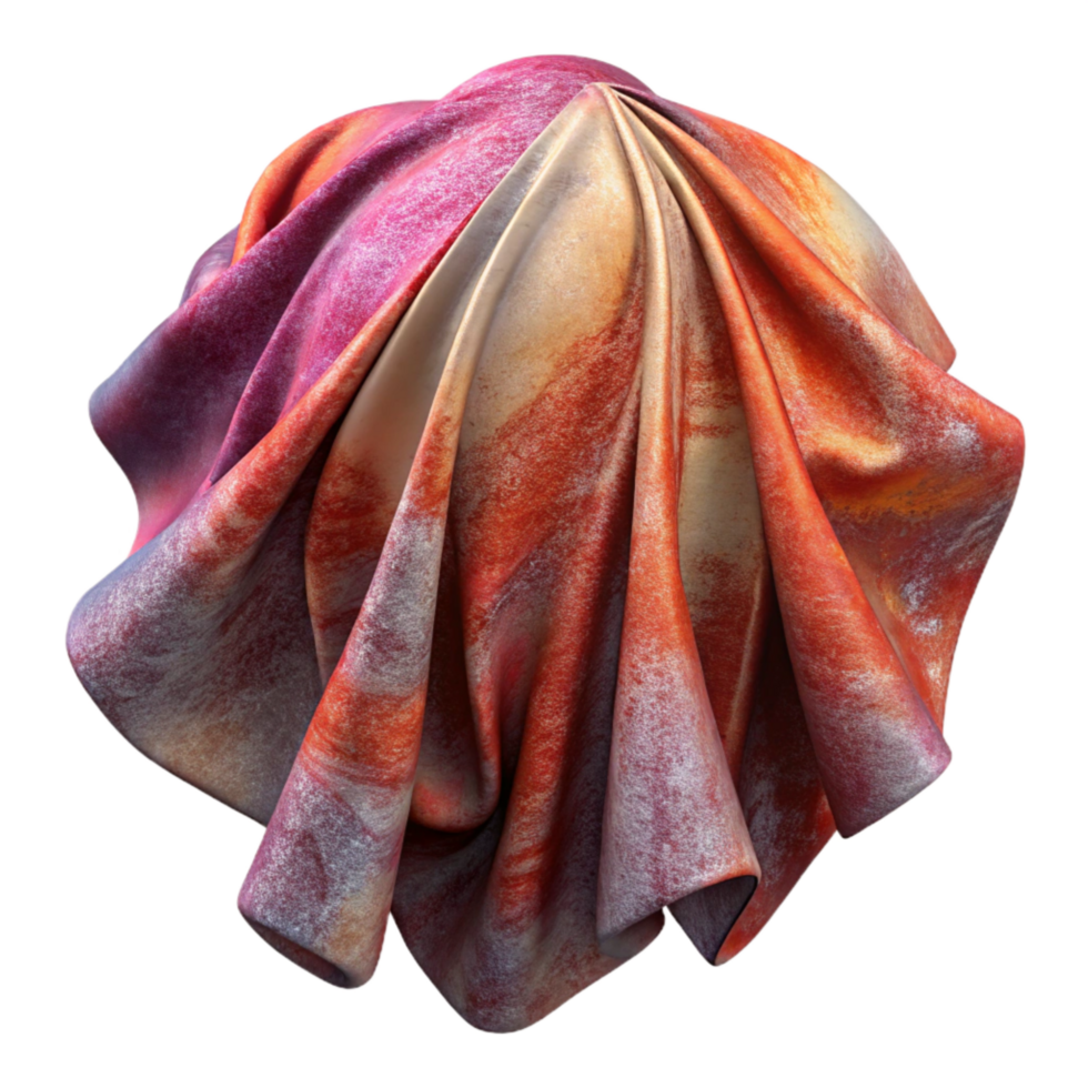 Faded Fabric Dyeing Color Matching Isolated png