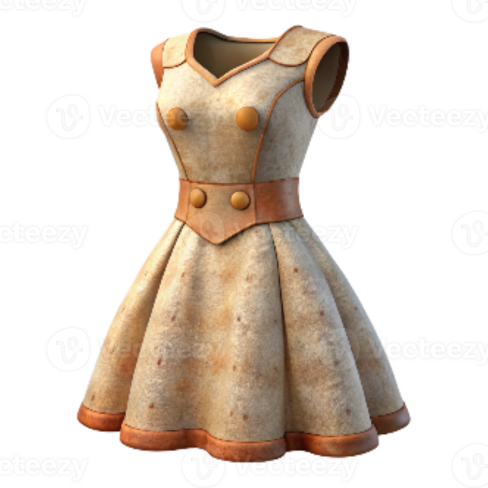 dramatic creative Vintage Sewing Pattern with Dress Design Isolated Element high resolution png