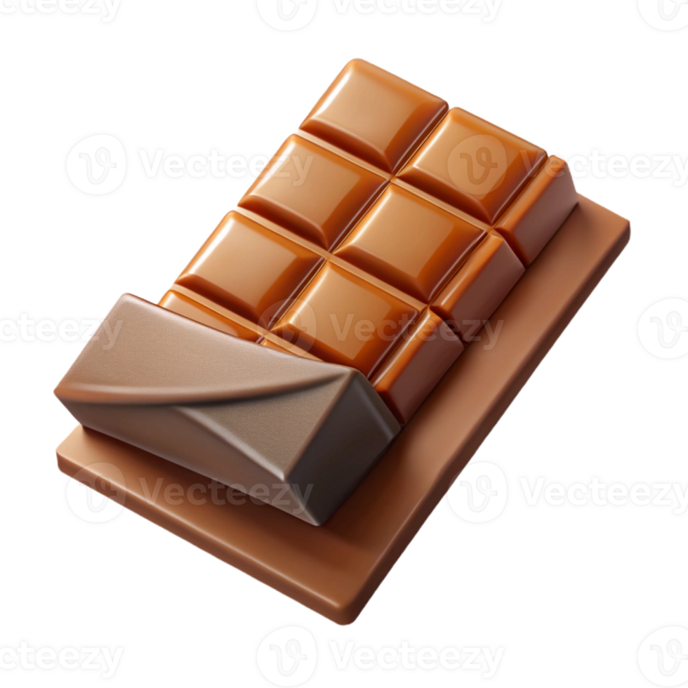 elegant modern Fair Trade Chocolate Bar Wrapper Design Isolated png