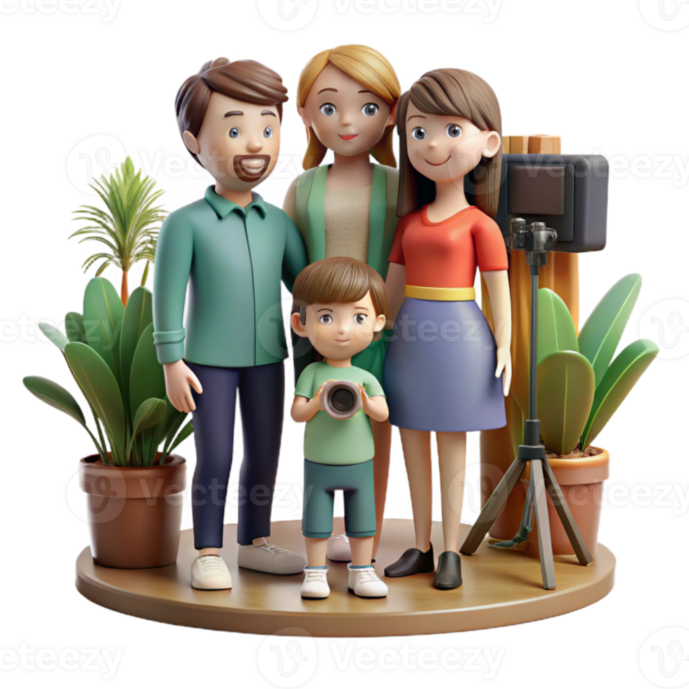 extraordinary rustic Family Portrait Session Setup Isolated premium png