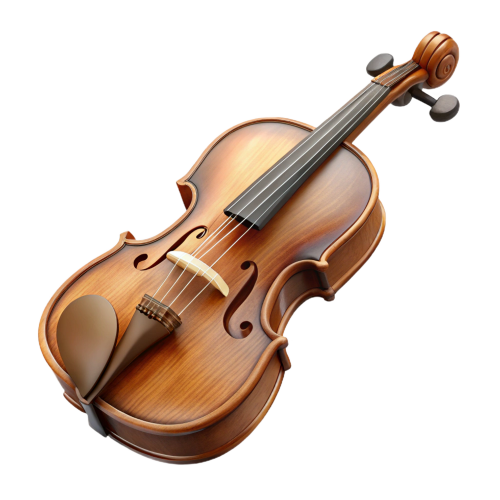 wonderful classic Violin Bow Isolated on Transparent Background premium png