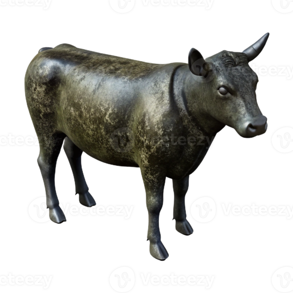 elegant modern Farm Animal Silhouette Cutout Black on Transparent Background professional png