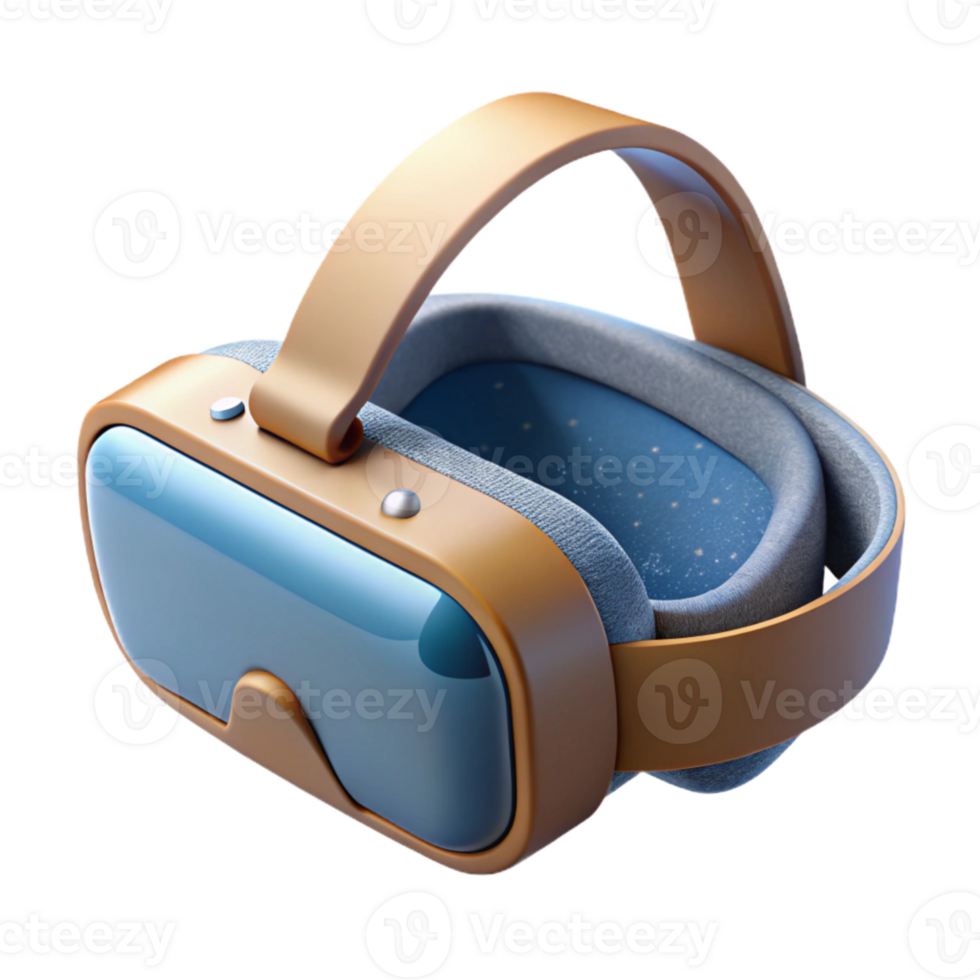 magnificent traditional Virtual Reality Headset Angled View Transparent Background genuine png