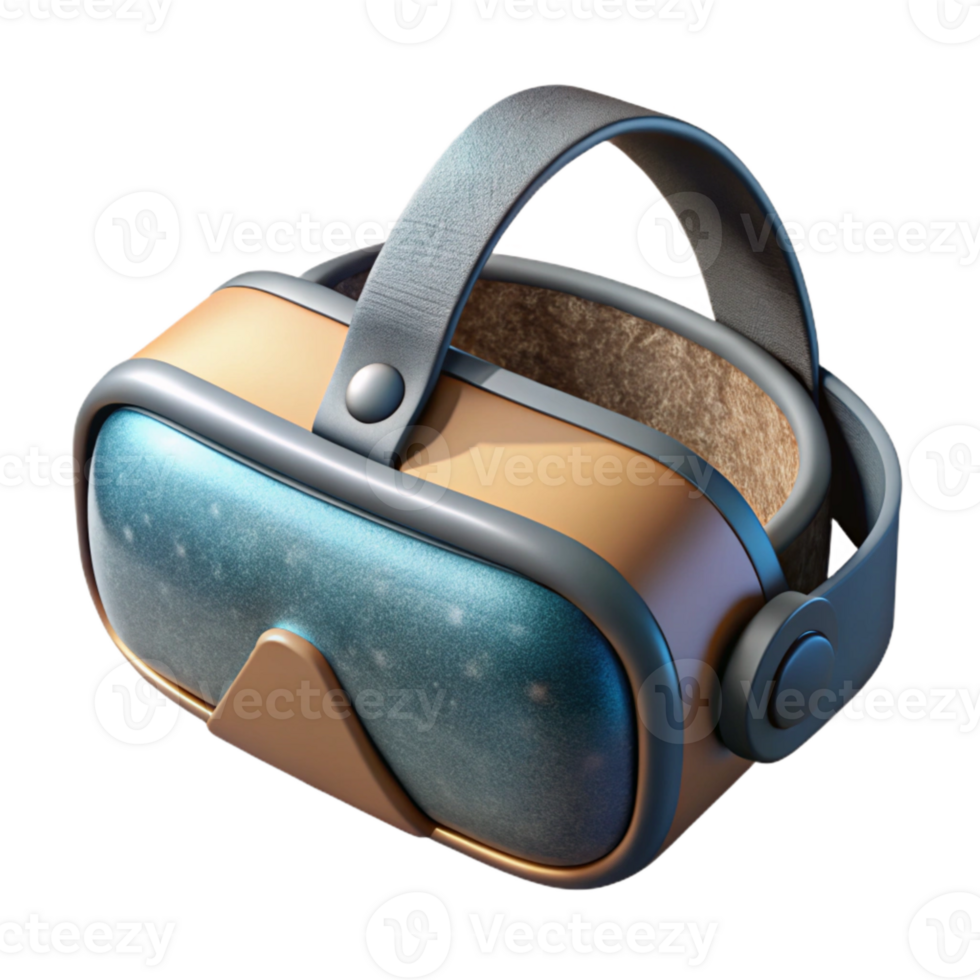 extraordinary artistic Virtual Reality Headset Front View Isolated Element genuine png