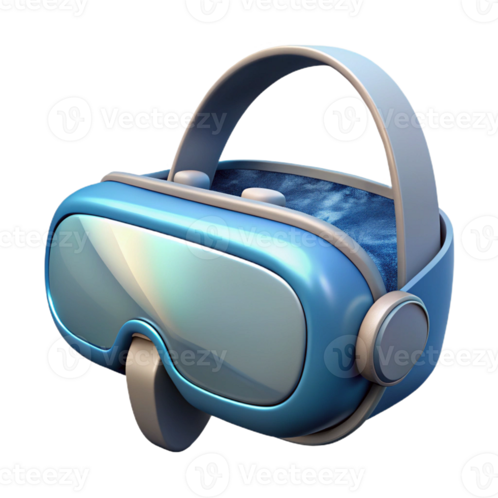 extraordinary artistic Virtual Reality Headset Front View Isolated Element authentic png