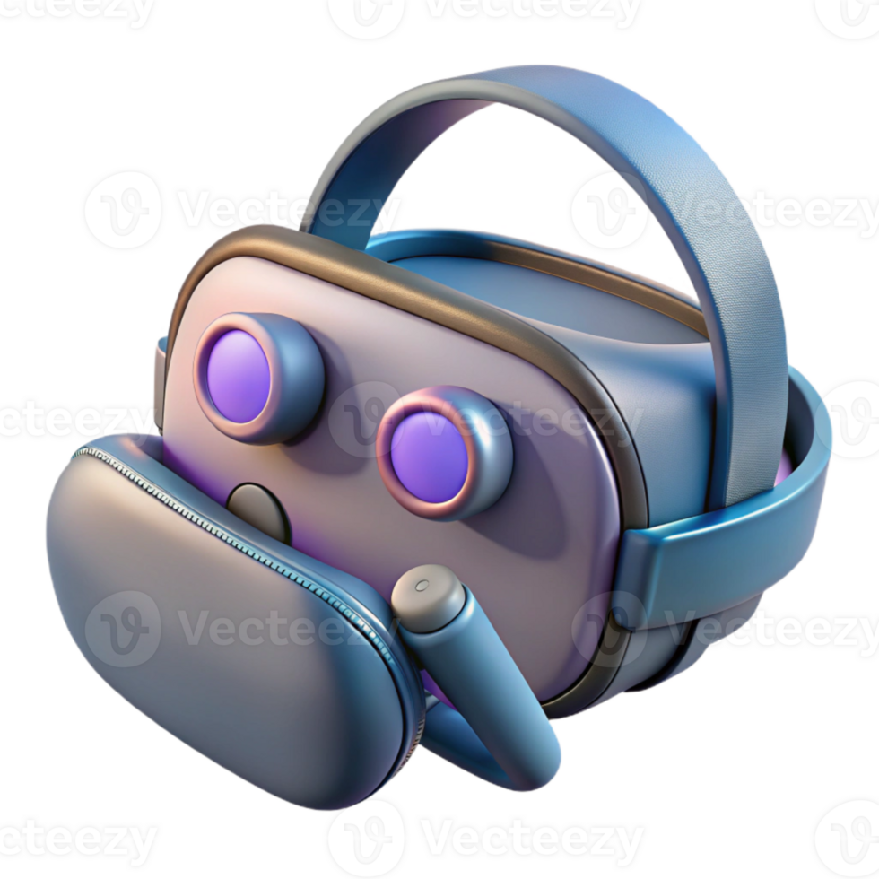 wonderful rustic Virtual Reality Headset with Controllers Isolated Element exclusive png