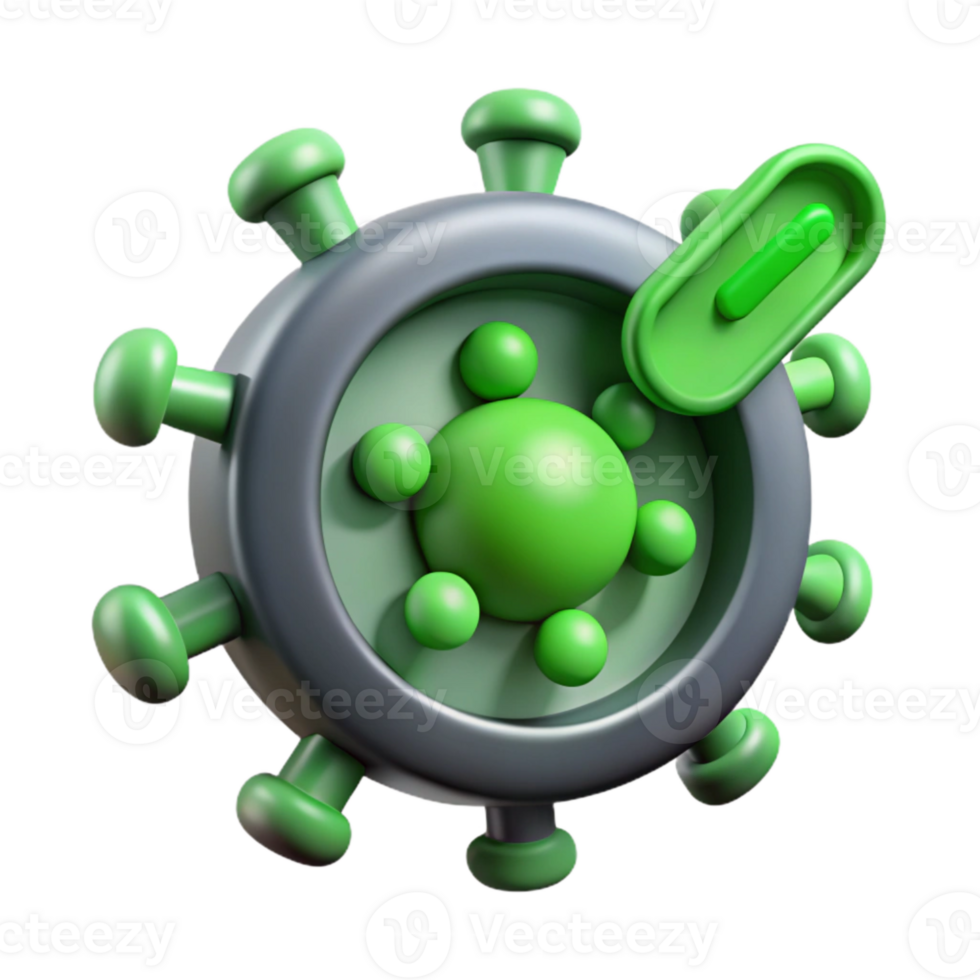 extraordinary artistic Virus Scan in Progress Icon with Green Bar Transparent Background premium png