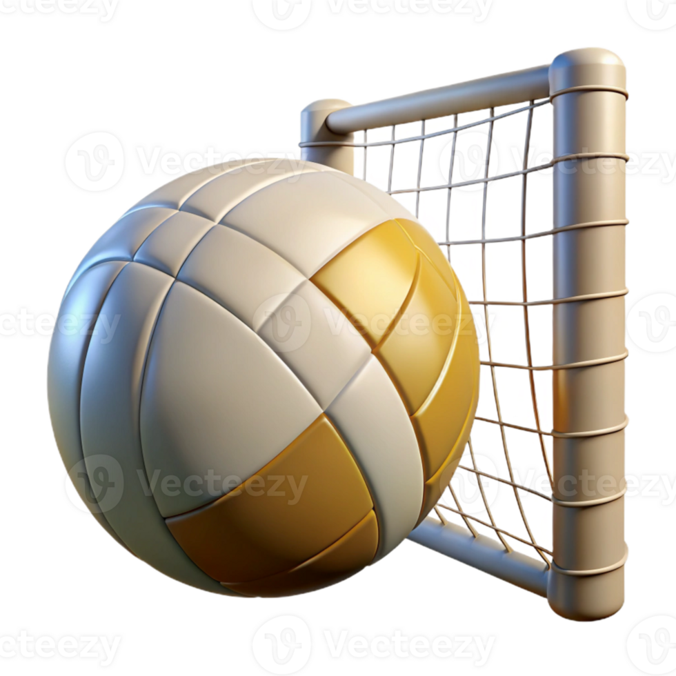 stunning abstract Volleyball Net and Ball Isolated high resolution png